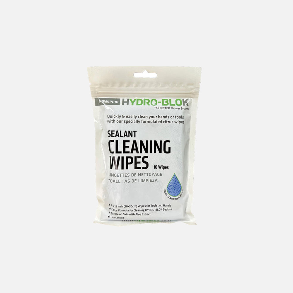 Lingettes nettoyantes pour mastic